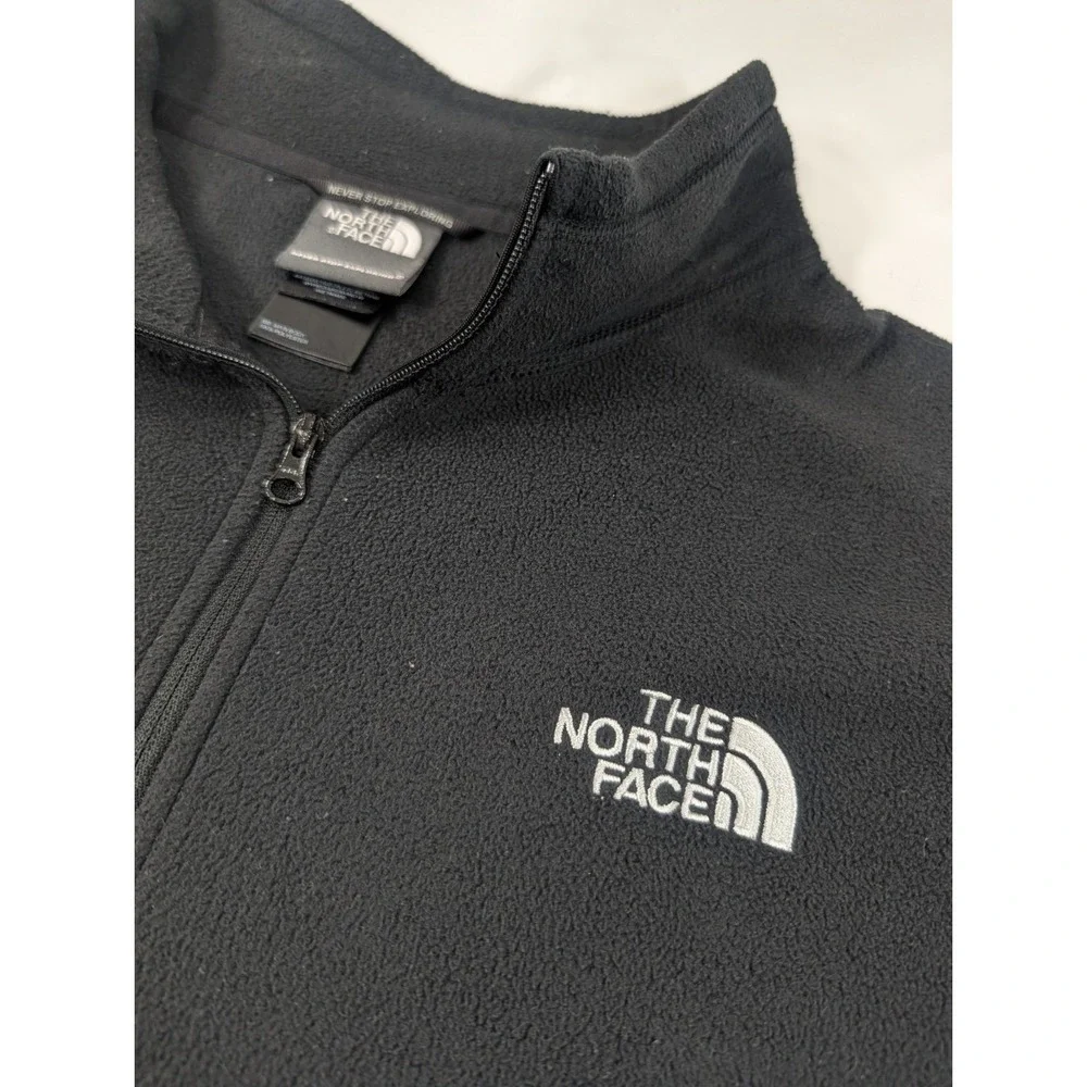 The North Face Pullover‎ Mens XL Black 1/4 Zip Fleece Tech Performance Outdoor